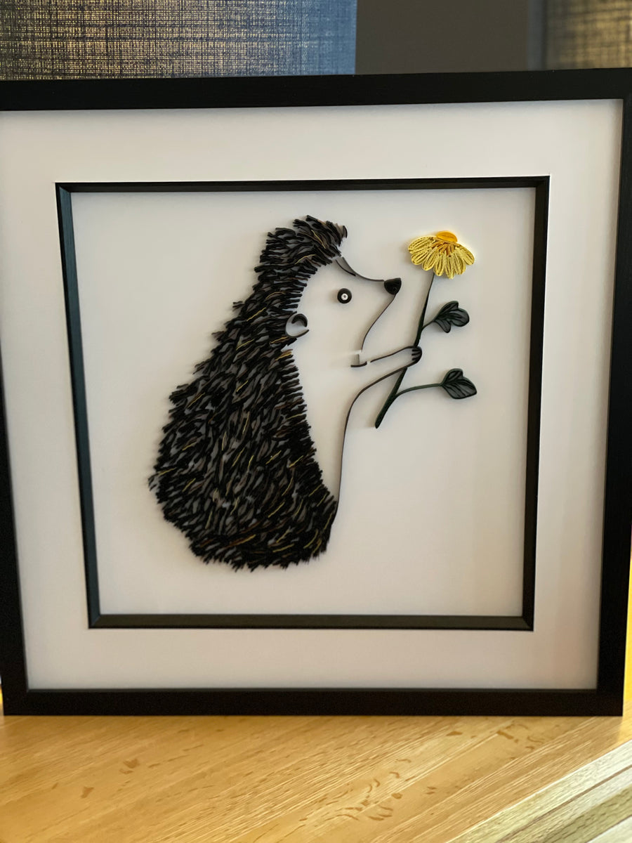 Quilled Hedgehog Picture The Quilling Guy