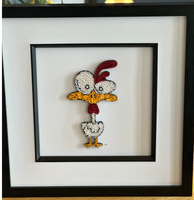 Quilled Paper Rooster Picture