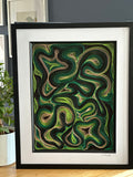 Quilled Paper Pictures Fire, Ice & Earth