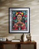 Frida Kahlo (Red Dress)