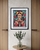 Frida Kahlo (Red Dress)