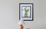 Dinosaur Quilled Paper Picture