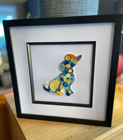 Quilled Paper Dog Picture