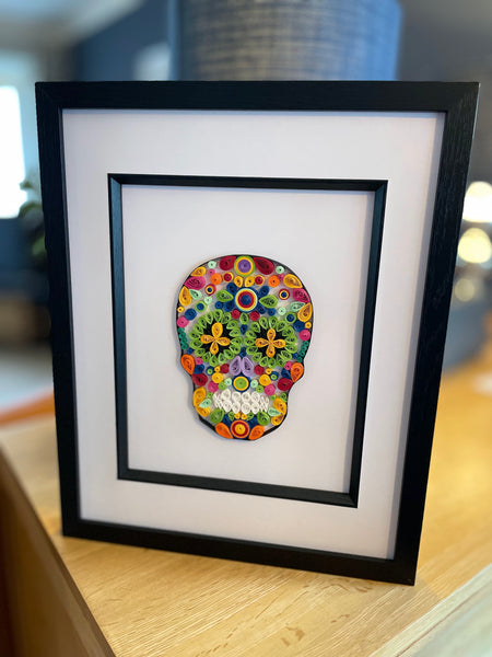 Quilled Paper Day of the Dead Picture