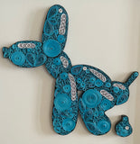Quilled Pooping Dog Picture