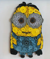 Quilled Paper Minion Picture