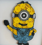 Quilled Paper Minion Picture