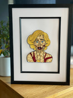 Quilled Popart Woman Picture