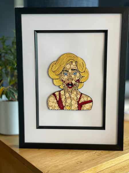 Quilled Popart Woman Picture