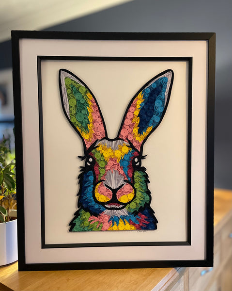 Quilled Rabbit Picture