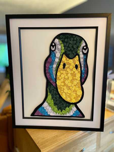 Quilled Duck Picture