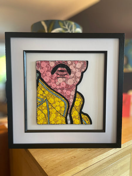 Quilled Paper Freddie Mercury Picture
