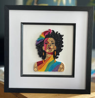 Beyonce Rainbow Quilled Picture