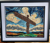 Newcastle Tyne Bridge Quilled Paper Picture