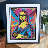 Leonardo Da Vinci's Mona Lisa Quilled Paper Picture